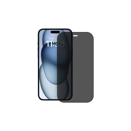 iPhone 17 Pro (Privacy) black betekintésvedő edzett üvegfólia
