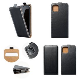 Nokia 3 Notesz Lefele nyíló tok Fekete