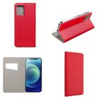 Samsung M55 Notesz Oldalra nyíló tok Smart Piros