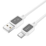 USB A - USB C kábel 3A 1 m X108 fehér