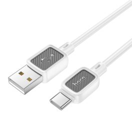 USB A - USB C kábel 3A 1 m X108 fehér