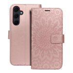 XIAOMI Redmi 10C Notesz Oldalra nyíló tok Mezzo Mintás rózsaszin mandala