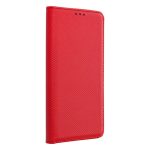 SAMSUNG A55 Notesz Oldalra nyíló tok Smart Piros