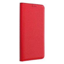 SAMSUNG A55 Notesz Oldalra nyíló tok Smart Piros