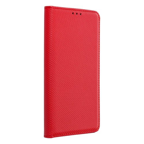 SAMSUNG A55 Notesz Oldalra nyíló tok Smart Piros