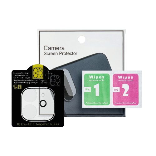 iPhone 14 Plus 5D Full Glue edzett üveg kamerához - átlátszó