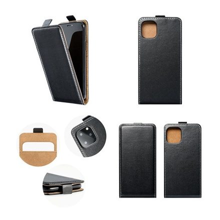 Xiaomi Redmi 13C Notesz Lefele nyíló tok Fekete