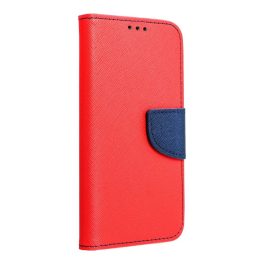Samsung A55 Notesz Oldalra nyíló tok Fancy Piros