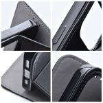 Samsung A55 Notesz Oldalra nyíló tok Magneto Fekete