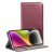 Samsung A55 Notesz Oldalra nyíló tok Magneto Bordó