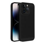 Samsung A55 egyszínű szilikon tok, Breezy fekete