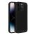 Samsung A55 egyszínű szilikon tok, Breezy fekete