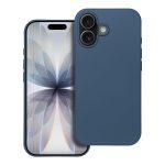 Samsung A55 Egyszínű szilikon hátlap tok, kék színű