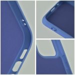 Samsung A55 Egyszínű szilikon hátlap tok, kék színű