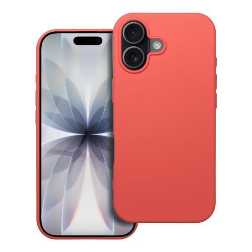 Samsung A55 Egyszínű szilikon hátlap tok, barack színű