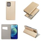 Xiaomi Redmi Note 13 5G Notesz Oldalra nyíló tok Smart arany