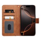 Xiaomi Redmi 13C Notesz Oldalra nyíló tok Jeans Szürke-barna