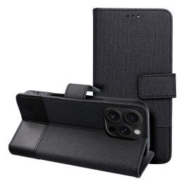 Iphone 17 Notesz Oldalra nyíló tok Gomma Fekete