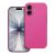 iPhone 17 Pro egyszínű szilikon tok 2 mm-es pink