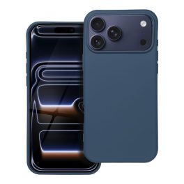   iPhone 17 Pro Max Egyszínű szilikon hátlap tok, kék színű