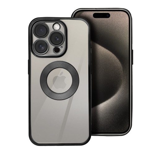 iPhone 17 Pro Szilikon hátlap tok, fekete színben