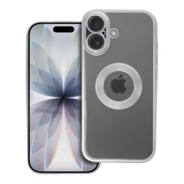 iPhone 17 Pro Szilikon hátlap tok, ezüst színben