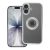 iPhone 17 Pro Szilikon hátlap tok, ezüst színben