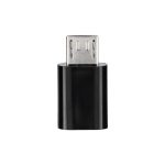 Adapter C típusú Micro USB , Blue Star - fekete