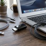 Adapter C típusú Micro USB , Blue Star - fekete