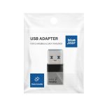 Adapter C típusú - USB A 3.0 , Blue Star - fekete