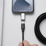 Adapter C típusú Lightning Blue Star szürke