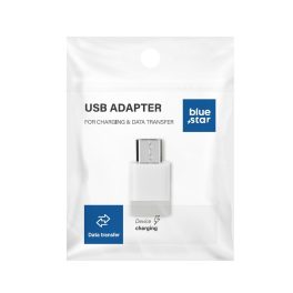 Adapter Type C to Micro USB Blue Star Fehér
