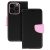Iphone 11 Pro Max Notesz Oldalra nyíló tok Fancy Fekete-Pink