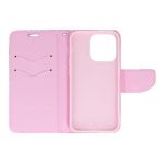 Iphone 11 Pro Max Notesz Oldalra nyíló tok Fancy Fekete-Pink