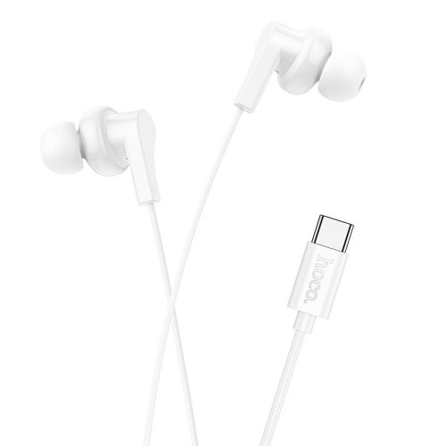 Hoco M114 vezetékes fülhallgató USB C fehér